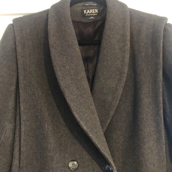 Vintage 90’s KAREN Women’s Double Breasted Coat - Picture 6 of 10